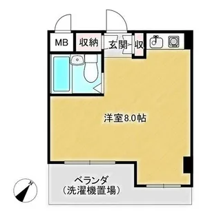 ル・シェール住吉【1階】の間取り