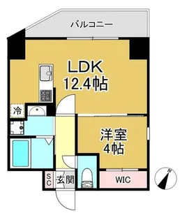 MAISHIN神戸三宮EAST【604号室】の間取り
