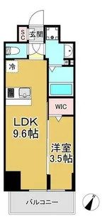MAISHIN神戸三宮EAST【301号室】の間取り