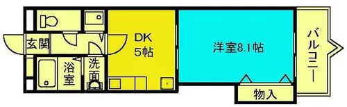 山本グリーンヴィレッジⅡ【7階】の間取り