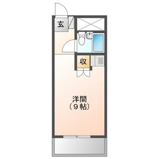 ホワイトパレス北九大前【1階】の間取り
