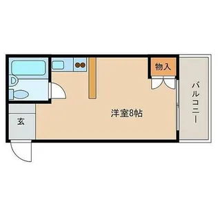 シティ鷺ノ森【5B号室】の間取り