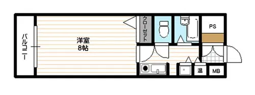 グリーンコート大濠【602号室】の間取り