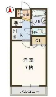 グランデ御池【3階】の間取り