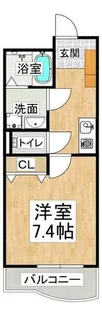 神戸アスタカレッジハイツ【9階】の間取り