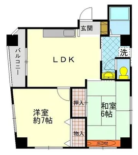 グランベール司【3階】の間取り