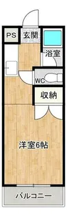 コーポ奈多【404号室】の間取り