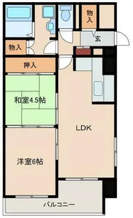 ファミールハイツ北大阪1【12階】の間取り