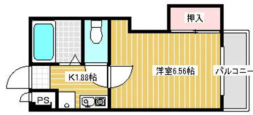 SAS千防【4階】の間取り