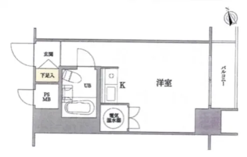 内本町ネオハイツ【7階】の間取り