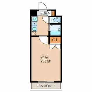 クリムゾン博多【0310号室】の間取り