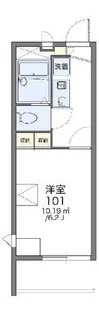 レオパレスサマーランド【3階】の間取り