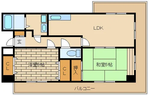 エスペランサ41【501号室】の間取り