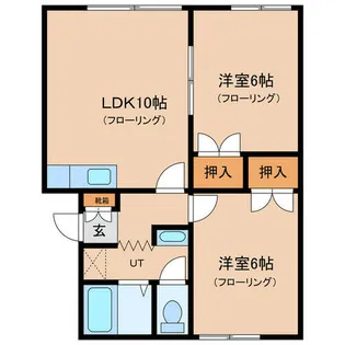 メイフェアー南町【2階】の間取り