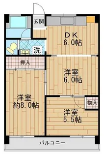 マンションやの【2階】の間取り