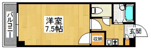 コーポチャンドラ【2階】の間取り