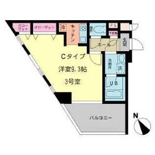 サクセス大橋【603号室】の間取り