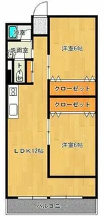 サニーコーポ【204号室】の間取り