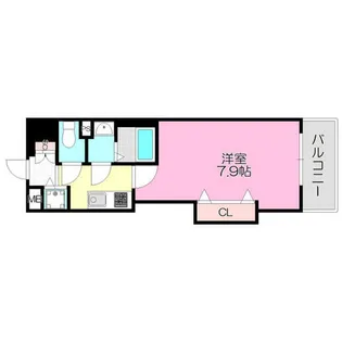 Luxe長田【10階】の間取り