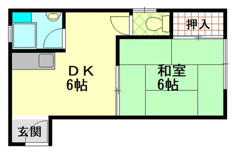 江口ビル【2階】の間取り