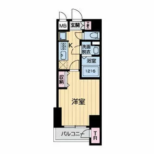 グラマシー京都【0405号室】の間取り