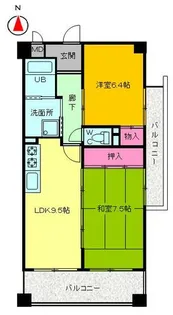 メゾンサクラ16【3階】の間取り