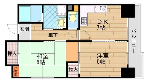 コスタレイ神戸三宮【9階】の間取り