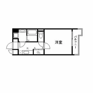 スカイコート博多駅前第2【13階】の間取り