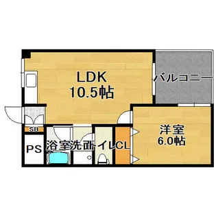 新道ハイツ【203号室】の間取り