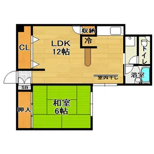 新道ハイツ【408号室】の間取り