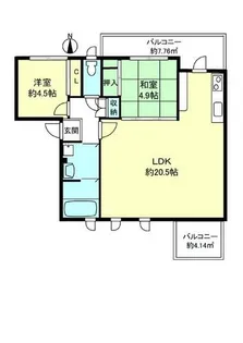 (仮称)K-レジデンス堅田町【3号室】の間取り
