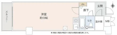 メロディーハイム平野町【5階】の間取り