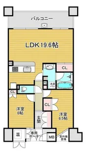 堺駅前アーバンコンフォート【1311号室】の間取り