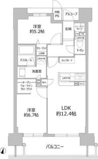 ワコーレ新神戸マスターズレジデンス【10階】の間取り