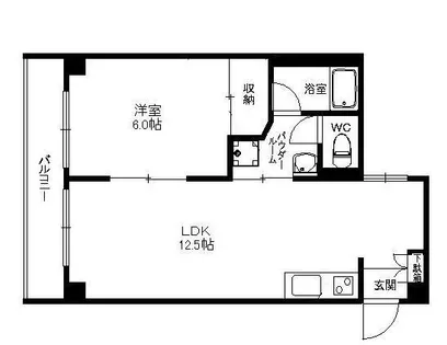 第三難波マンション【304号室】の間取り