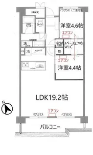 セントラルレジデンス相生苑【806号室】の間取り