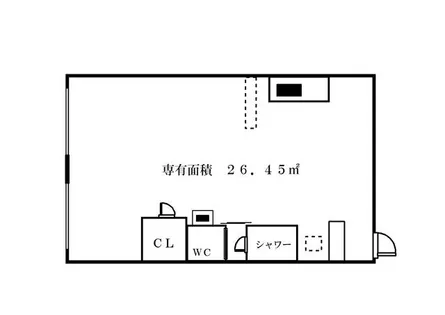 難波マンション【1階】の間取り