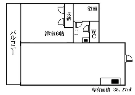第三難波マンション【304号室】の間取り
