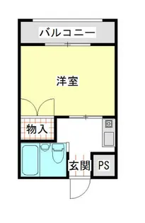 ハイツ香春口【105号室】の間取り