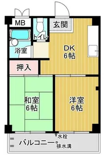 サニーヴィラ小林【3階】の間取り