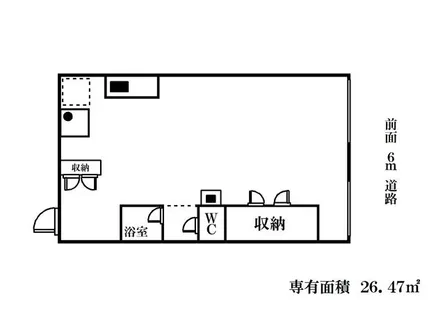 難波マンション【1階】の間取り