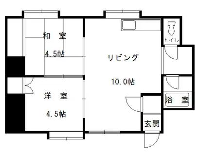 ホープパーク【105号室】の間取り