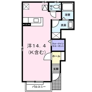 ラフレシール【1階】の間取り