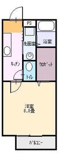 リジェール・アラモード【2階】の間取り