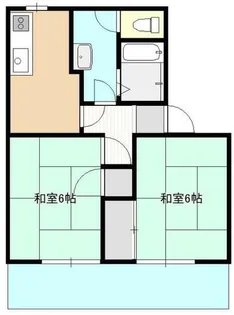 フレグランス打田【1階】の間取り
