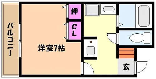 コンフォートヴィラ【3階】の間取り