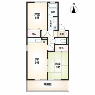 セジュール・プランドールA【103号室】の間取り