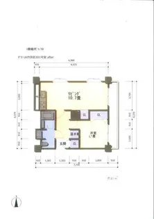 グリーンハイツ浮田【301号室】の間取り