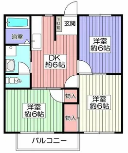 チサトハイツ【2階】の間取り