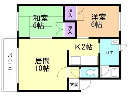 クリスタルハイツ【201号室】の間取り